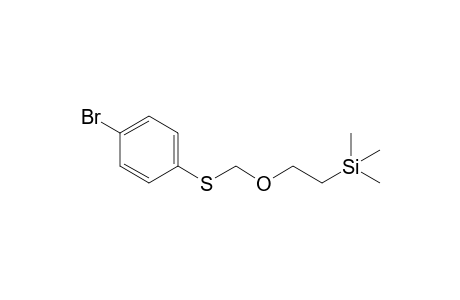 [2-(4-Bromophenylsulfanylmethoxy)ethyl]trimethylsilane
