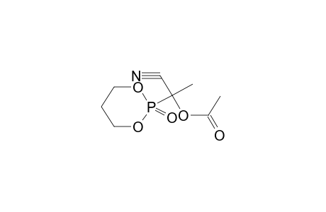 2-OXO-2-(ALPHA-CYANO-ALPHA-ACETOXYETHYL)-1,3,2-DIOXAPHOSPHORINANE