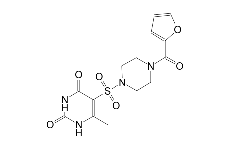 2,4(1H,3H)-pyrimidinedione, 5-[[4-(2-furanylcarbonyl)-1-piperazinyl]sulfonyl]-6-methyl-