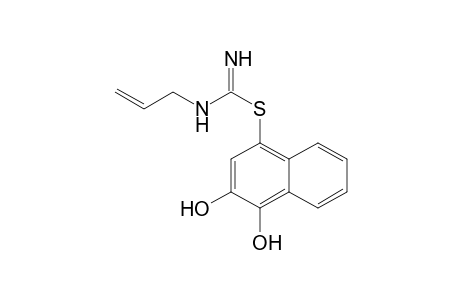 3,4-Dihydroxynaphthalen-1-yl allylcarbamimidothioate