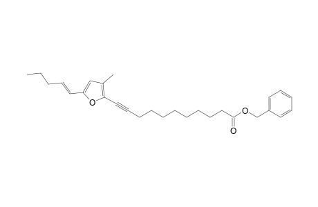 (phenylmethyl) 11-[3-methyl-5-[(E)-pent-1-enyl]furan-2-yl]undec-10-ynoate