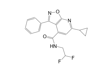isoxazolo[5,4-b]pyridine-4-carboxamide, 6-cyclopropyl-N-(2,2-difluoroethyl)-3-phenyl-