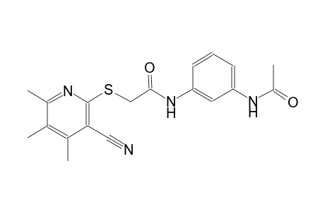 acetamide, N-[3-(acetylamino)phenyl]-2-[(3-cyano-4,5,6-trimethyl-2-pyridinyl)thio]-