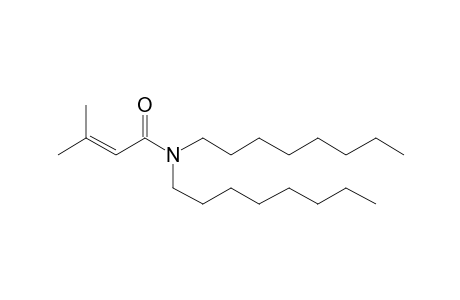 but-2-Enamide, N,N-dioctyl-3-methyl-