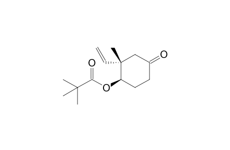 (3S,4R)-3-Methyl-4-pivaloyloxy-3-vinylcyclohexan-1-one
