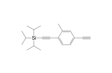 [(4-Ethynyl-2-methylphenyl)ethynyl]triisopropylsilane