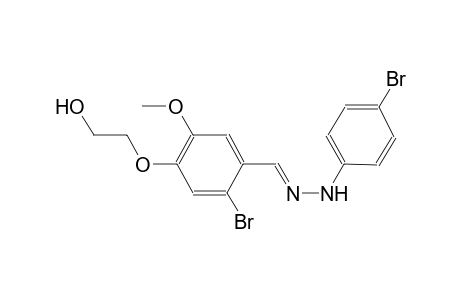 2-bromo-4-(2-hydroxyethoxy)-5-methoxybenzaldehyde (4-bromophenyl)hydrazone