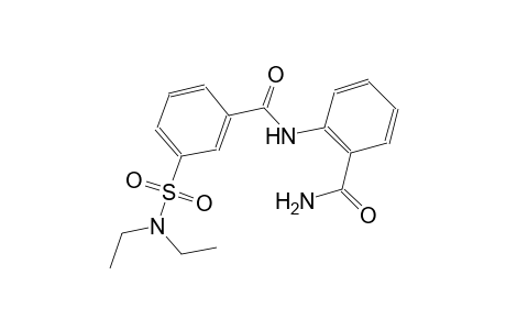 benzamide, 2-[[3-[(diethylamino)sulfonyl]benzoyl]amino]-