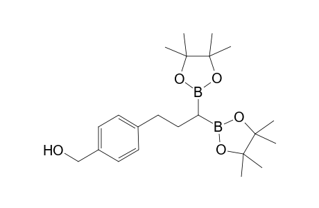 (4-(3,3-bis(4,4,5,5-tetramethyl-1,3,2-dioxaborolan-2-yl)pr opyl)phenyl)methanol