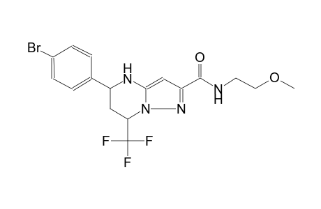5-(4-bromophenyl)-N-(2-methoxyethyl)-7-(trifluoromethyl)-4,5,6,7-tetrahydropyrazolo[1,5-a]pyrimidine-2-carboxamide