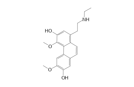 3,7-Dihydroxy-4,6-dimethoxy-1-[2-(N-ethyl)ethyl]phenanthrene