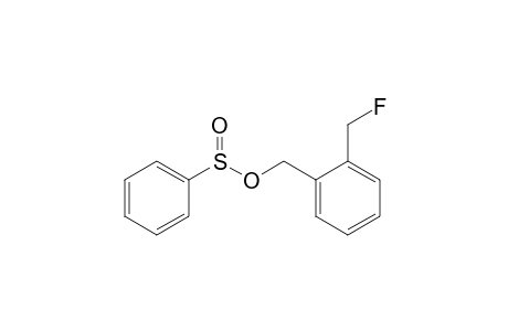 [(o-Fluoromethyl)phenyl]methyl benzenesulfinate