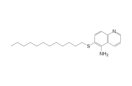 6-(dodecylsulfanyl)-5-quinolinamine