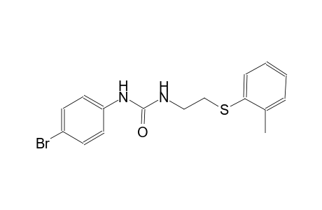 urea, N-(4-bromophenyl)-N'-[2-[(2-methylphenyl)thio]ethyl]-