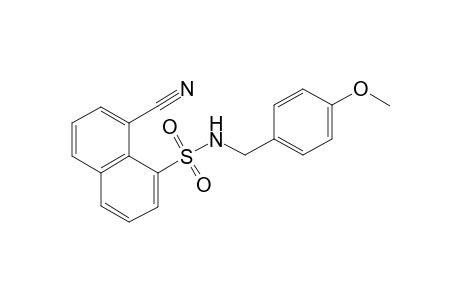 8-Cyano-N-(4-methoxybenzyl)-1-naphthalenesulfonamide