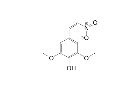 1-(3,5-Dimethoxy-4-hydroxyphenyl)-2-nitroethene