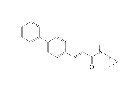 2-propenamide, 3-[1,1'-biphenyl]-4-yl-N-cyclopropyl-, (2E)-