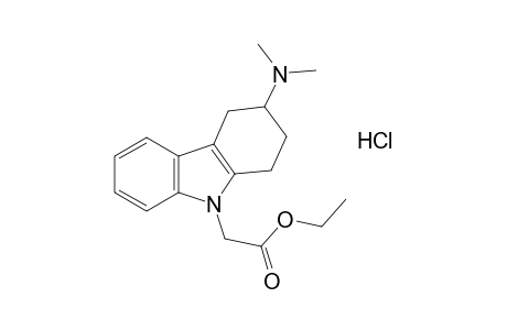 3-(dimethylamino)-1,2,3,4-tetrahydrocarbazole-9-acetic acid, ethyl ester, monohydrochloride