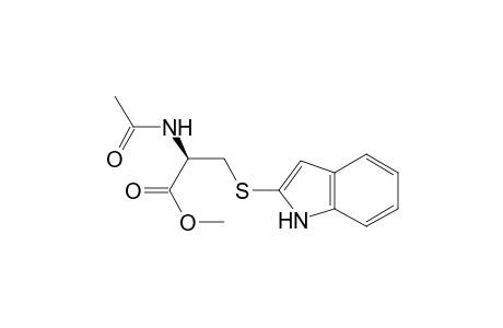 L-Cysteine, N-acetyl-S-1H-indol-2-yl-, methyl ester