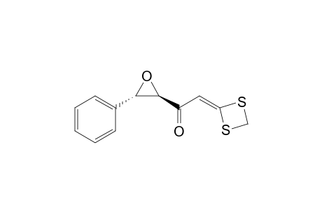 trans-(+-)-2-(3,4-Epoxy-2-oxo-4-phenylbutylidene)-1,3-dithietane