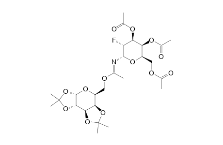 ETHANIMIDIC-ACID-N-(2-FLUORO-2-DEOXY-3,4,6-TRI-O-ACETYL-ALPHA-D-GALACTOPYRANOSYL)-1,2:3,4-DI-O-ISOPROPYLIDENE-ALPHA-D-GALACTOPYRANOSYLESTER