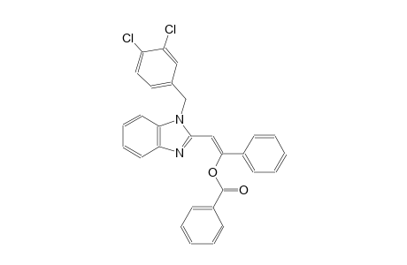 (Z)-2-[1-(3,4-dichlorobenzyl)-1H-benzimidazol-2-yl]-1-phenylethenyl benzoate