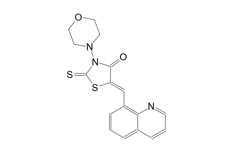 4-thiazolidinone, 3-(4-morpholinyl)-5-(8-quinolinylmethylene)-2-thioxo-, (5Z)-