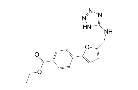 benzoic acid, 4-[5-[(1H-tetrazol-5-ylamino)methyl]-2-furanyl]-, ethyl ester