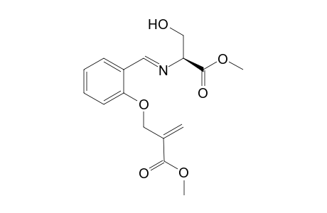 N-[(2'-Methoxycarbonyl)allyloxy-benzylidene]-L-serine methyl ester