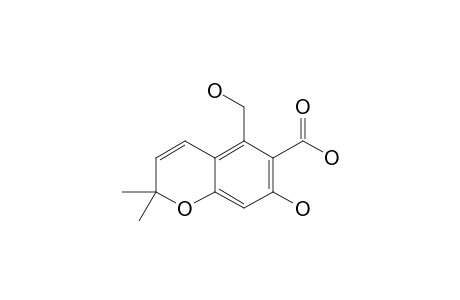 5-METHANOL-7-HYDROXY-2,2-DIMETHYL-2H-1-CHROMENE-6-CARBOXYLIC-ACID