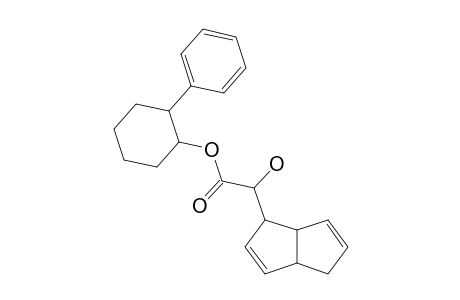trans-2-Phenyl-cyclohexyl 2-hydroxy-2-(cis-bicyclo(3.3.0)octa-3,7-dien-exo-2-yl)-acetate
