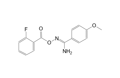 benzenecarboximidamide, N'-[(2-fluorobenzoyl)oxy]-4-methoxy-
