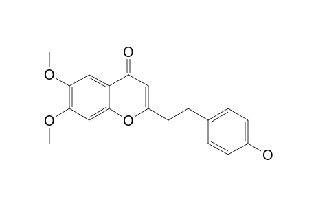 QINANONE-G;6,7-DIMETHOXY-2-[2-(4-HYDROXYPHENYL)-ETHYL]-CHROMONE
