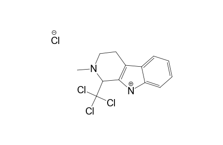 2-METHYL-1-TRICHLOROMETHYL-1,2,3,4-TETRAHYDRO-9H-PYRIDO-[3,4-B]-INDOLE-HYDROCHLORIDE