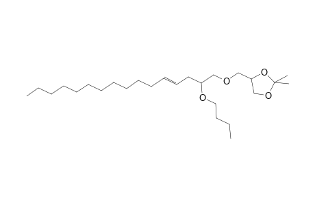 4-(([(4E)-2-Butoxy-4-hexadecenyl]oxy)methyl)-2,2-dimethyl-1,3-dioxolane