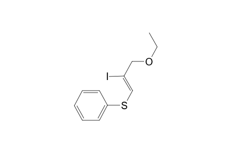 (Z)-3-Ethoxy-2-iodopropenyl phenyl sulfide