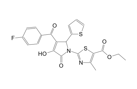 5-thiazolecarboxylic acid, 2-[3-(4-fluorobenzoyl)-2,5-dihydro-4-hydroxy-5-oxo-2-(2-thienyl)-1H-pyrrol-1-yl]-4-methyl-, ethyl ester