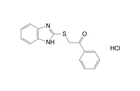 2-[(2-benzimidazolyl)thio]acetophenone, hydrochloride