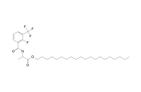 D-Alanine, N-(2-fluoro-3-trifluoromethylbenzoyl)-, eicosyl ester