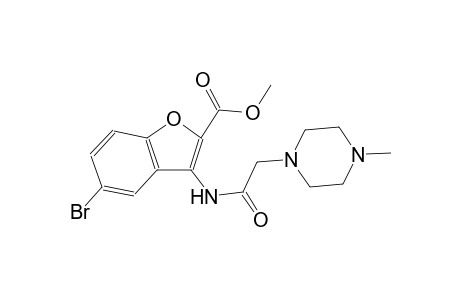 methyl 5-bromo-3-{[(4-methyl-1-piperazinyl)acetyl]amino}-1-benzofuran-2-carboxylate