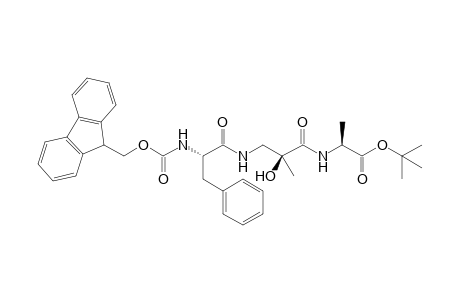 {[N-(9-Fluorenylmethoxycarbonyl)phenylalanyl]-.alpha.-methylisoseryl}alanine tert-butyl ester