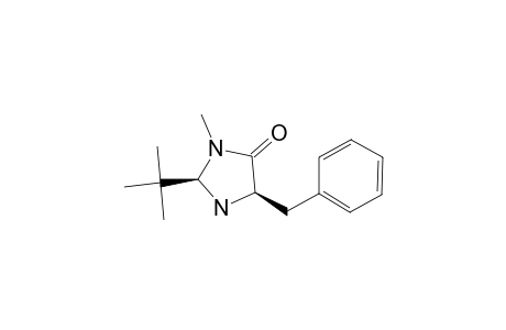 (2R,5R)-(+)-2-tert-Butyl-3-methyl-5-benzyl-4-imidazolidinone