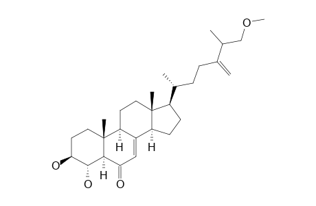 3-BETA,4-ALPHA-DIHYDROXY-26-METHOXY-ERGOSTA-7,24(28)-DIEN-6-ONE