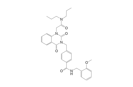 4-[(1-[2-(dipropylamino)-2-oxoethyl]-2,4-dioxo-1,4-dihydro-3(2H)-quinazolinyl)methyl]-N-(2-methoxybenzyl)benzamide