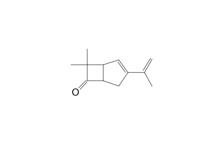 Bicyclo[3.2.0]hept-2-en-6-one, 7,7-dimethyl-3-(1-methylethenyl)-