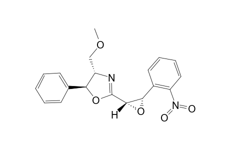 1,2-Epoxy-1-(4'-methoxymethyl)-5'-phenyl-2'-oxazolin-2'-yl)-2-(p-nitrophenyl)ethane