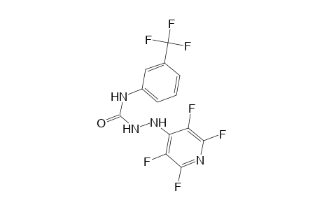 1-[(2,3,5,6-tetrafluoro-4-pyridinyl)amino]-3-[3-(trifluoromethyl)phenyl]urea