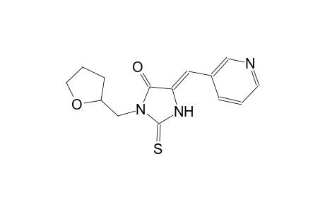 (5Z)-5-(3-pyridinylmethylene)-3-(tetrahydro-2-furanylmethyl)-2-thioxo-4-imidazolidinone