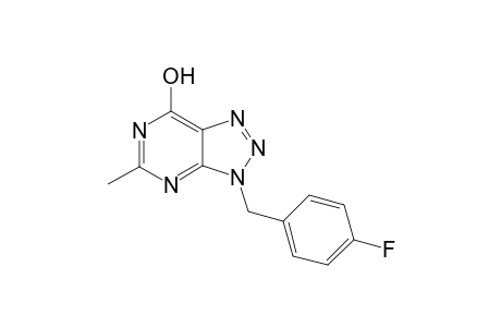 3H-[1,2,3]Triazolo[4,5-d]pyrimidin-7-ol, 3-[(4-fluorophenyl)methyl]-5-methyl-