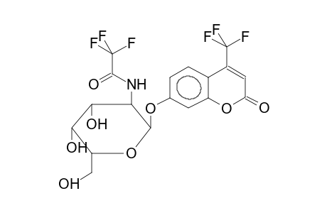 4-TRIFLUOROMETHYLUMBELLIFERYL 2-TRIFLUOROACETAMIDO-3,4,6-TRI-O-ACETYL-2-DEOXY-ALPHA-D-GALACTOPYRANOSIDE